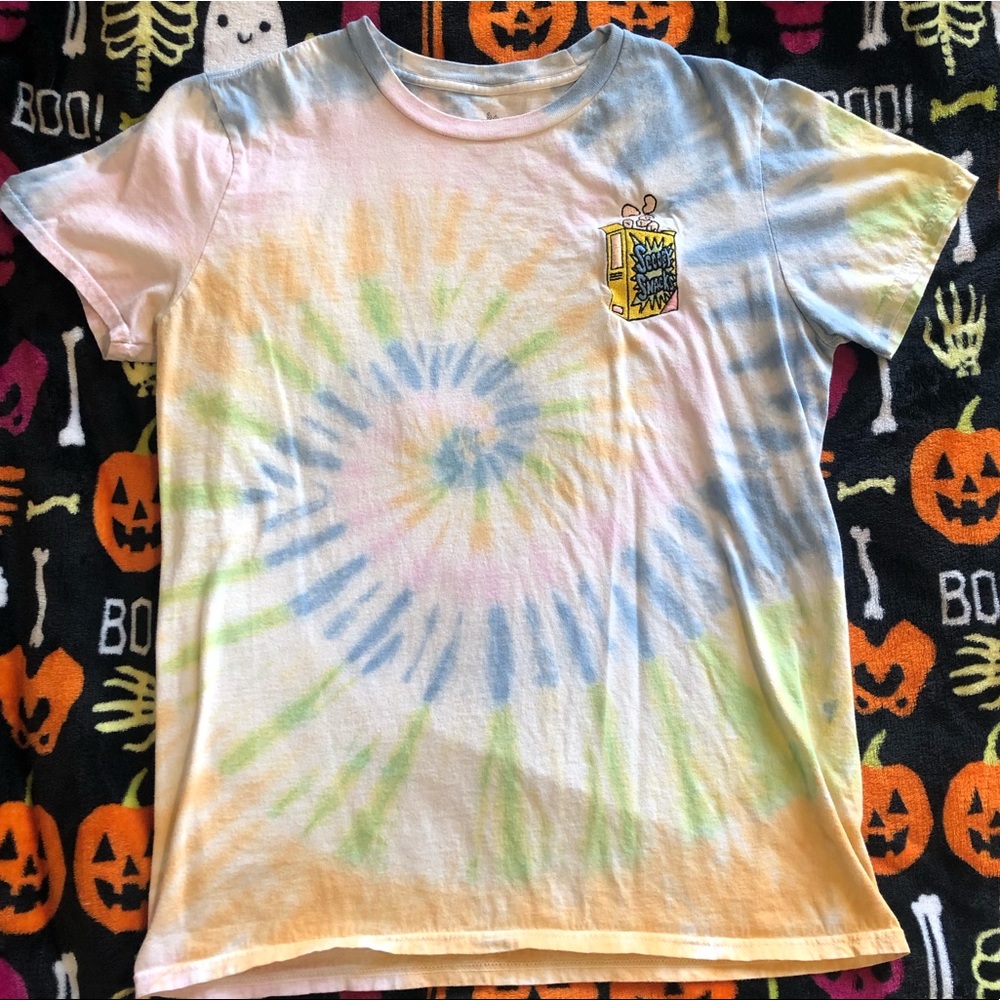 Scooby Doo Scooby Snacks Tie-dye Tee (M)